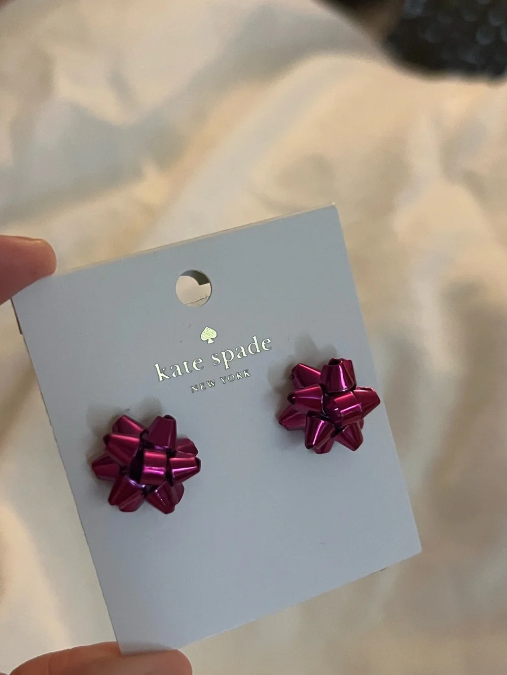 kate spade bow earrings